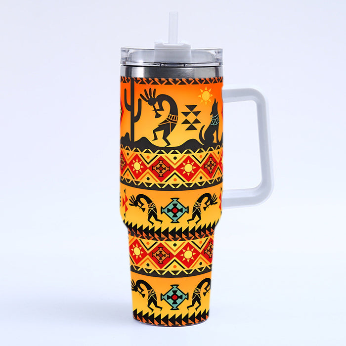Wholesale North American Indian element 40oz car cup new ice bully cup