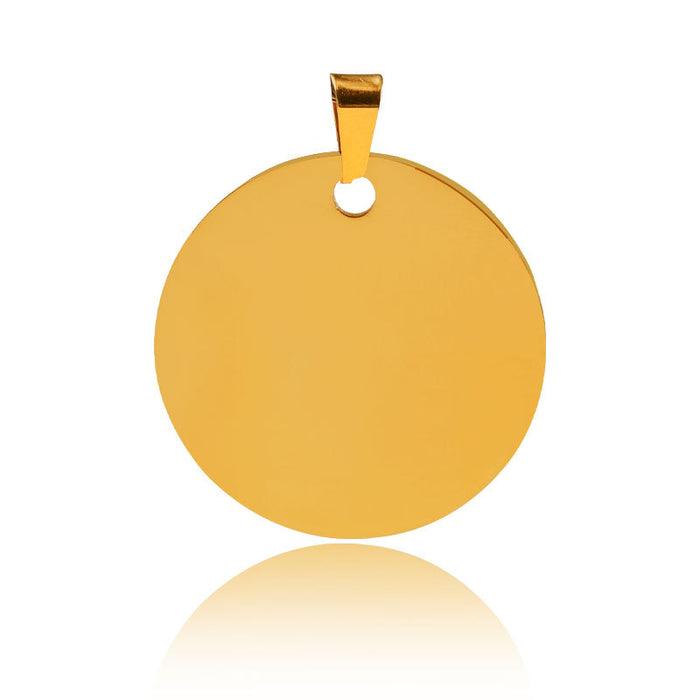 Wholesale Gold, silver, black hang tag carving stainless steel identity tag