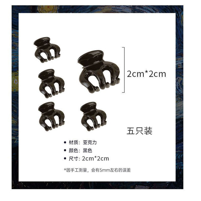 Wholesale Small clip princess head side clip forehead broken hair bangs clip summer hairpin hair accessories grab clip