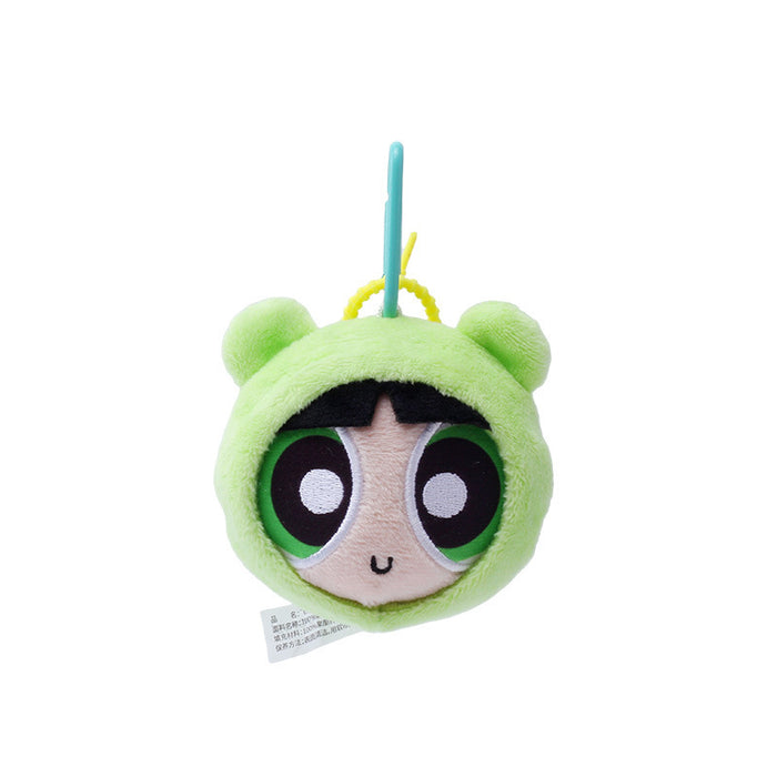 Wholesale Powerpuff Girls Plush Animal Pendant Cute Rabbit Puppy Bear Pendant Doll Keychain Doll Gift