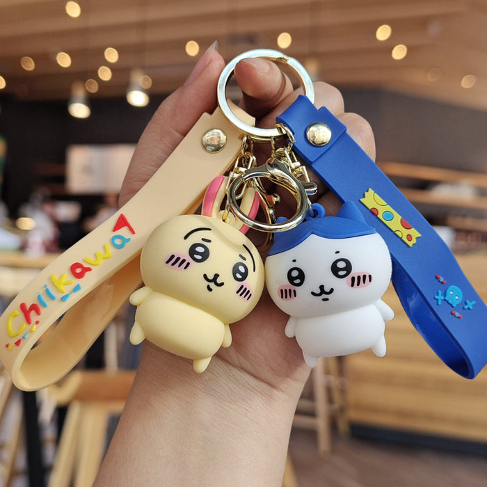 Wholesale Cartoon Silicone Doll Keychain JDC-KC-ZhuoRan017