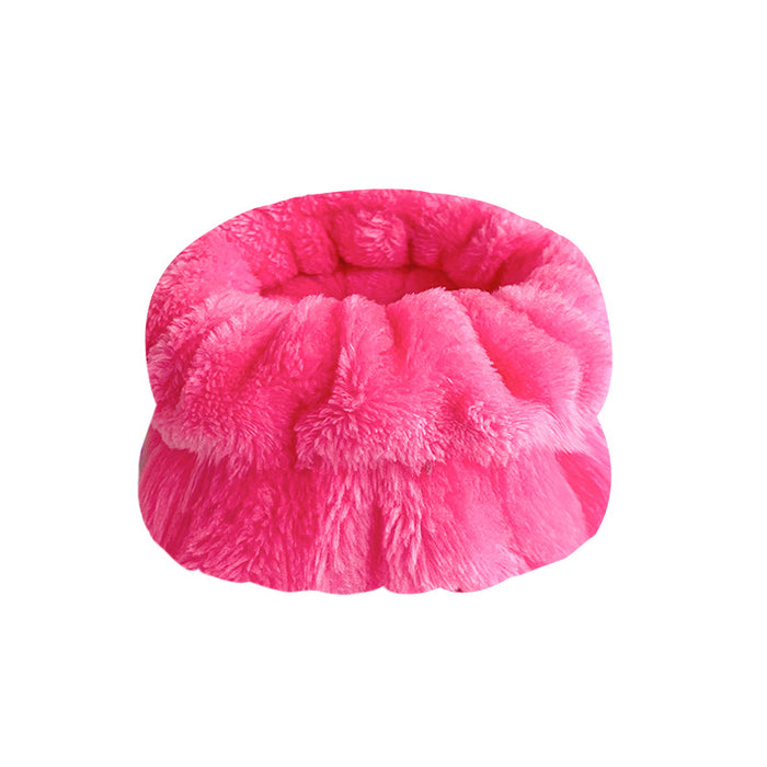 Wholesale Solid Color Plush Wristband Women' s Face Wash Wrist Waterproof Headb Flannel Sweat Wipe Bracelet