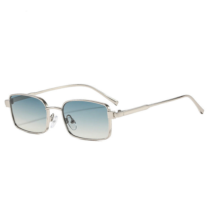 Wholesale Metal Cat-Eye Retro Square Sunglasses Gold Frame Gray Lenses UV400 for Women Party Outdoor Driving