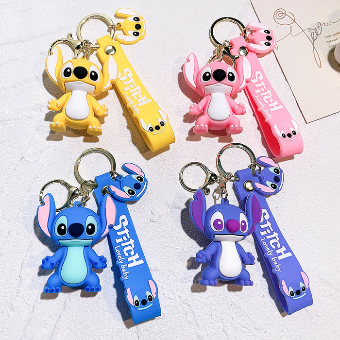 Wholesale Cartoon Silicone Doll Keychain JDC-KC-QiChao007