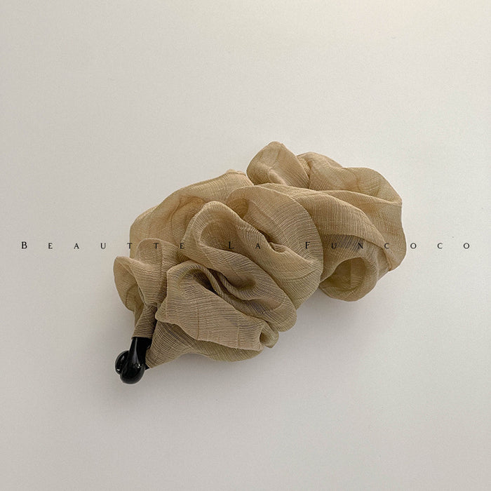 Wholesale Pleated Vertical High Ponytail Hairpin Banana Clip Elegant Summer Hairpin