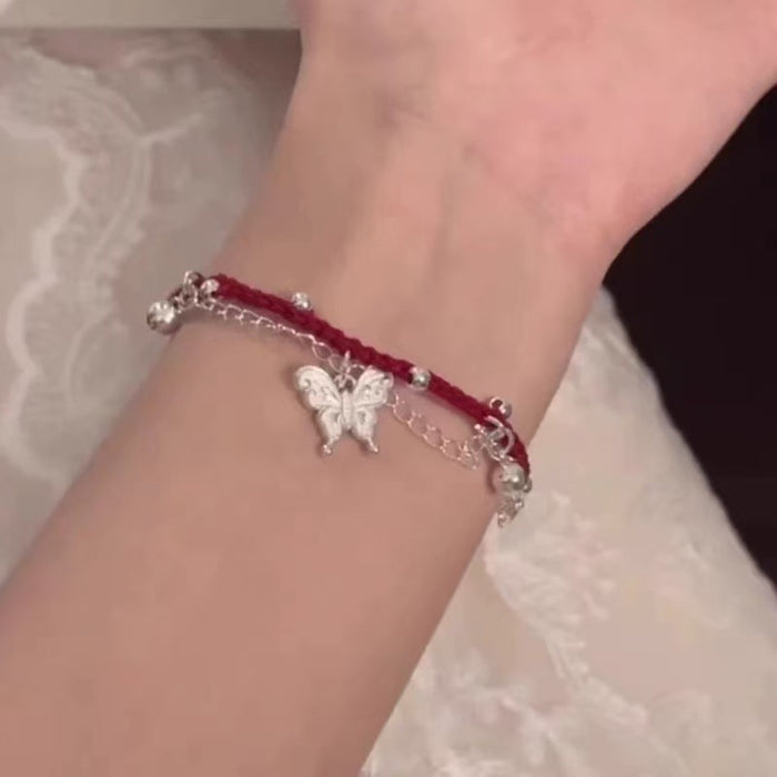 Wholesale Red Rope Bracelet Women's Handheld Jewelry