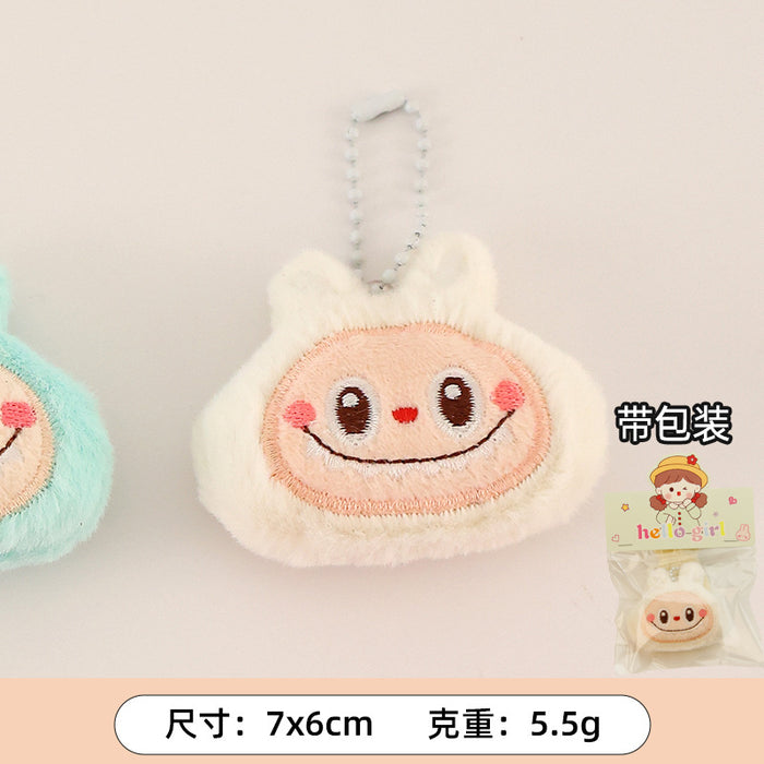 Wholesale Cartoon Plush Pendant Cute  Doll Brooch Bag Pendant Small Accessories