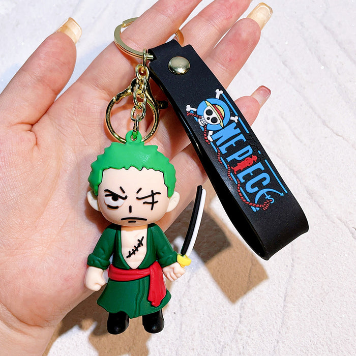 Wholesale Cartoon Silicone Doll Keychain JDC-KC-QiChao047