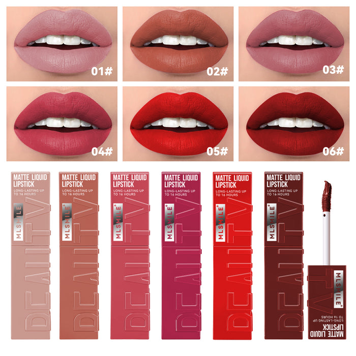 Wholesale Matte matte liquid lipstick, non stick cup velvet lip gloss, lip gloss, lip gloss