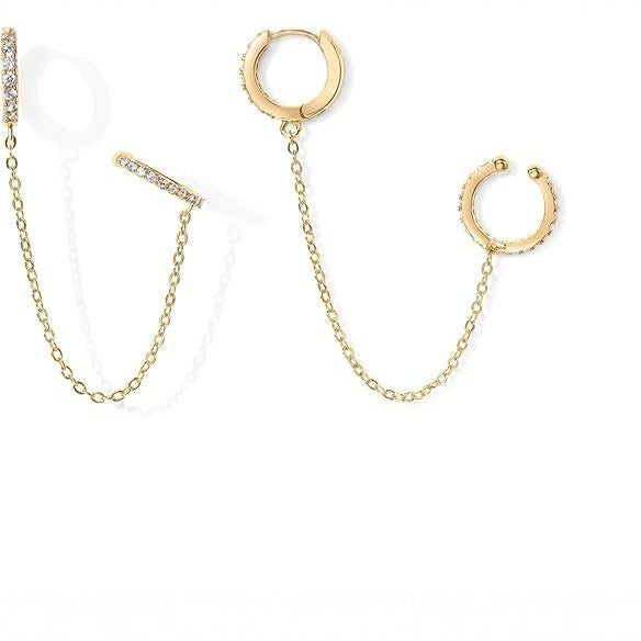 Wholesale Copper jewelry, electroplated pendants, earrings, ear chains, zircon earrings, studs