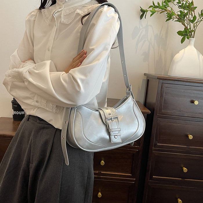 Wholesale Popular single shoulder commuting fashionable texture retro bag