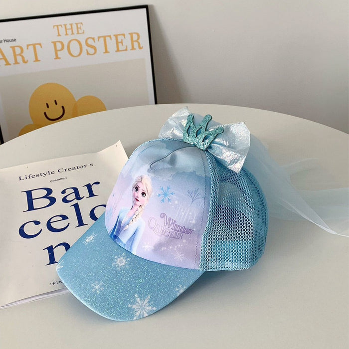 Wholesale Children's baseball cap duckbill cap thin mesh sunshade hat