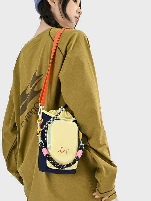 Wholesale Urban Simple Color Block Crossbody Bag Waterproof Multifunctional Accessory