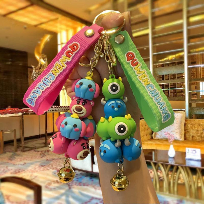 Wholesale Cartoon Doll Silicone Keychain JDC-KC-MingT282