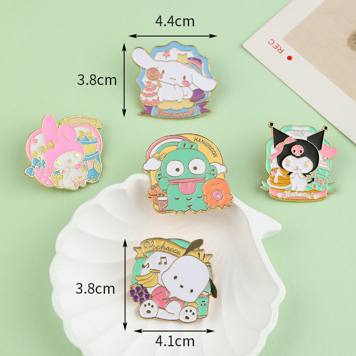 Wholesale Cute Cartoon Clothing Metal Badge Accessories Pin