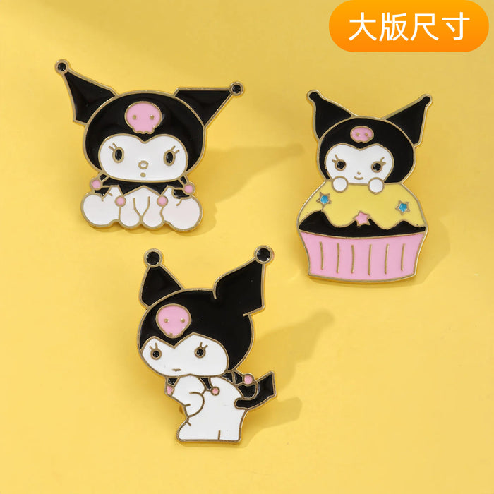 Wholesale Cute cartoon metal badge backpack pendant gift jewelry accessories