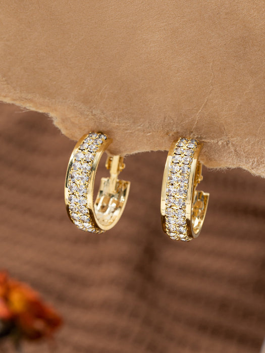 Wholesale Round Diamond Earrings JDC-ES-Mimeng053