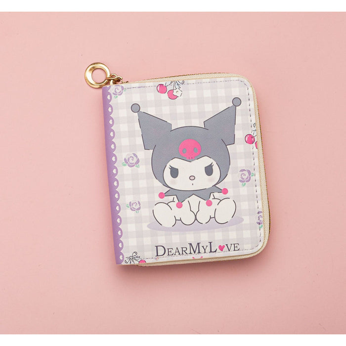 Wholesale Cute PU printed short zippered children' s wallet