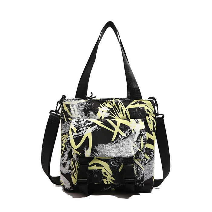 Wholesale Fashionable and casual versatile printed Oxford cloth bag, large capacity lightweight shoulder bag, trendy and versatile bag, new style