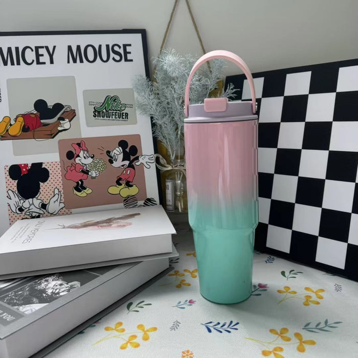 Wholesale stainless steel thermos cup cartoon animation ice cup outdoor portable car cup