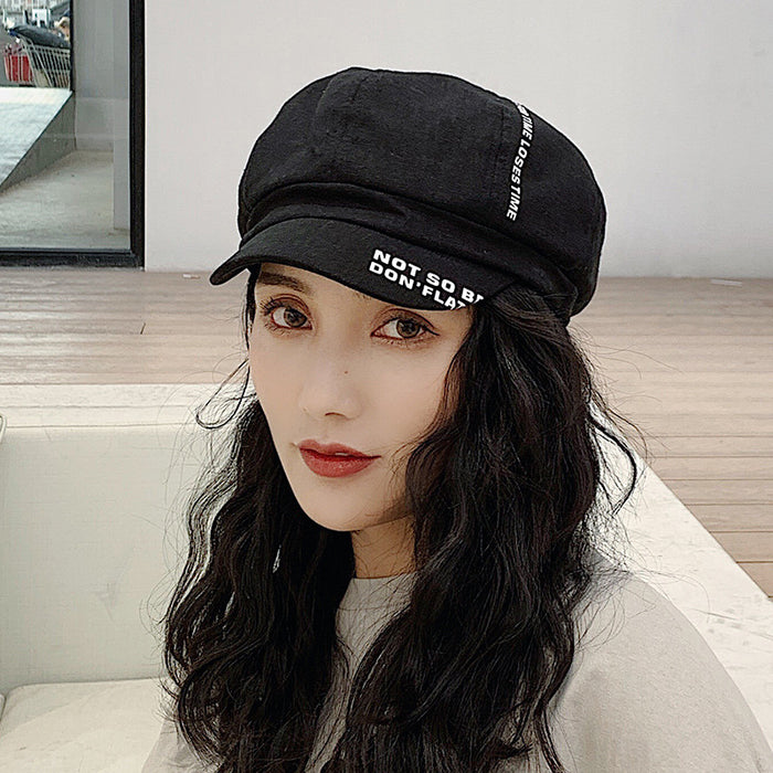 Wholesale Hat Beret Versatile Fashion Octagonal Hat Literary Newspaper Children's Hat Casual Painter Hat