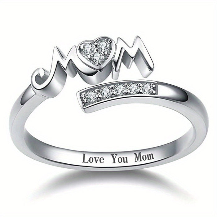 Wholesale Jewelry Opening Love Ring Accessories Fashion Engraved Handpiece