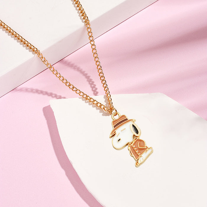 Wholesale Stainless Steel Alloy Electroplated Cartoon Pendant Necklace Fashion Jewelry Accessory