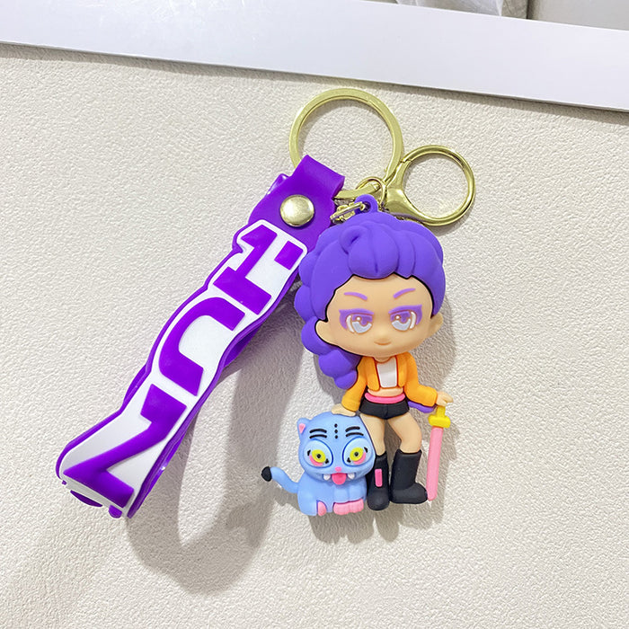 Wholesale KPOP anime-themed personalized character keychains