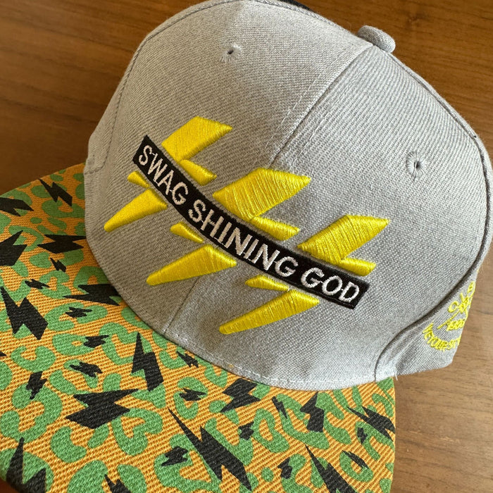 Wholesale Baseball cap embroidered lightning duckbill cap sunshade and sun protection cap flat edge duckbill cap