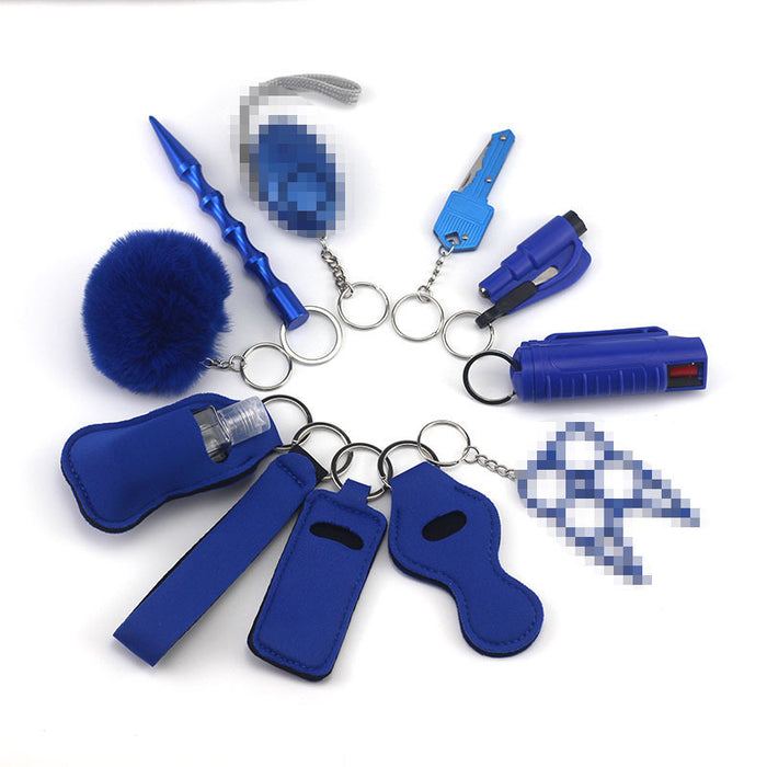 Wholesale Metal Multi-function Keychain DIY 12-piece Set JDC-KC-TouMS031