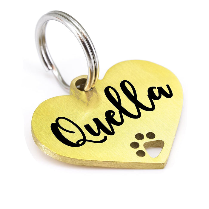 Wholesale Stainless steel pet tag double-sided engraved electroplated hang tag