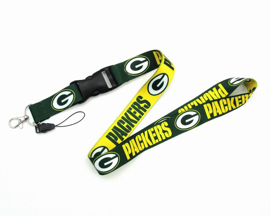 Wholesale Heat transfer rugby team lanyard club/ badge/ key/ work permit/ mobile phone sling buckle lanyard