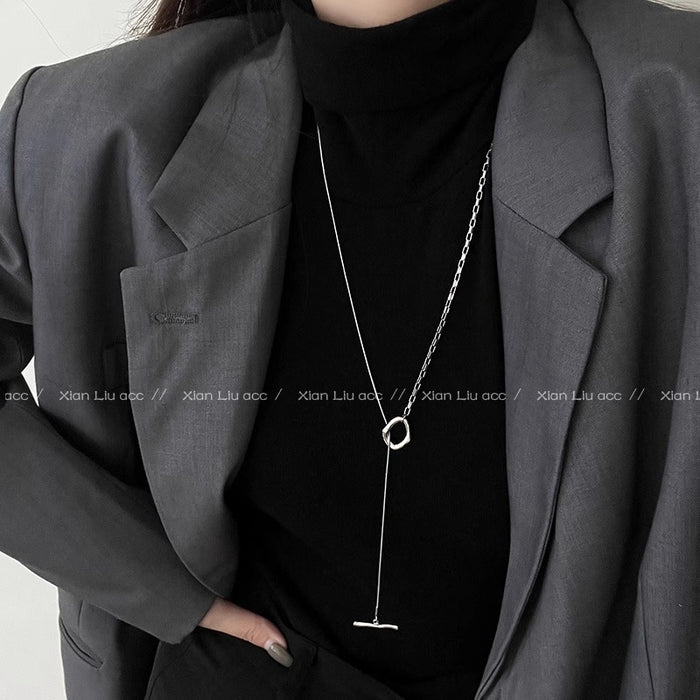 Wholesale New clavicle chain, light luxury and niche sweater chain