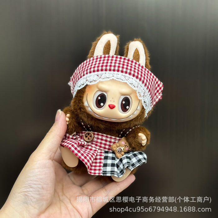 Wholesale Doll Clothes 17cm Pendant Plush Doll Replacement Set