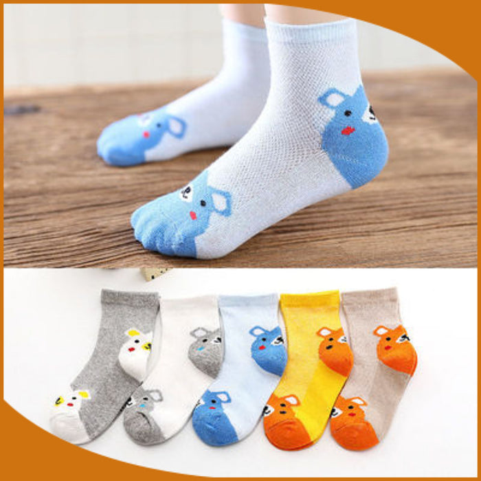 Wholesale 5pcs children' s socks baby sports socks large children' s stockings