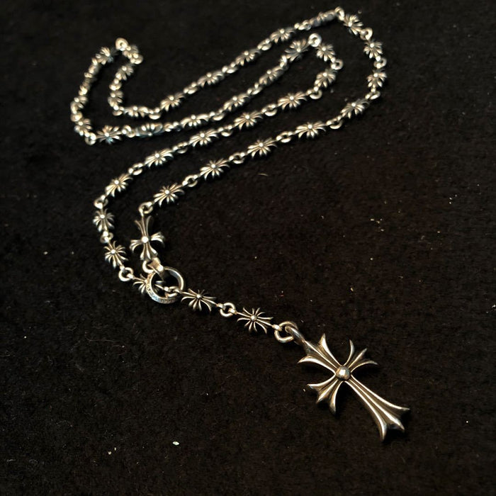 Wholesale Cross Necklace Cross Set Chain Fashionable Sweet Cool Unisex  Chain