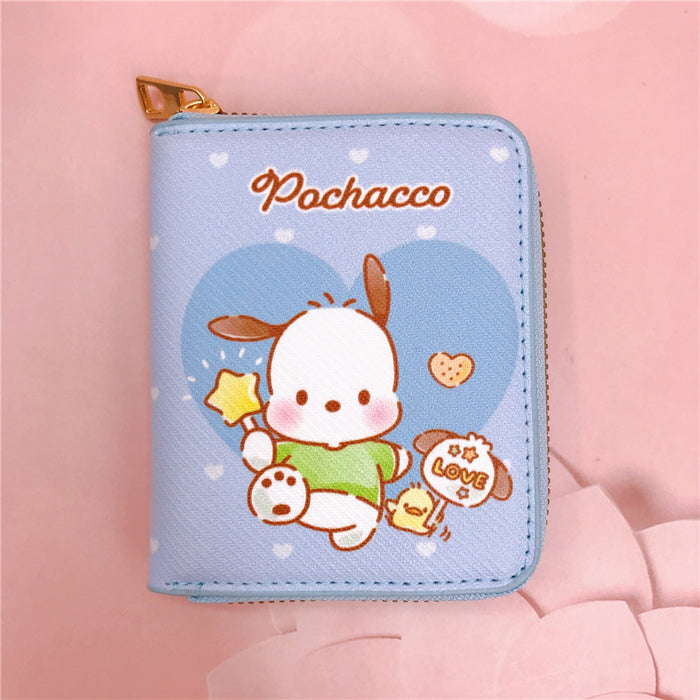 Wholesale PU Cartoon Casual Short Zipper Wallet JDC-WT-YaLL010