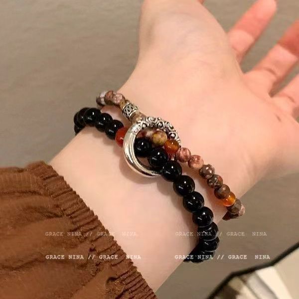 Wholesale Beaded Bracelet Women Natural Stone Bracelet Couple Trendy Jewelry