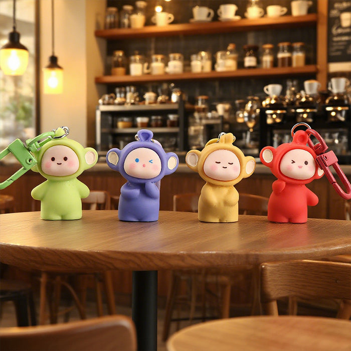 Wholesale Cute phone charm 3D resin keychain