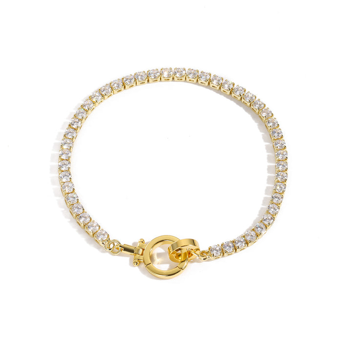 Wholesale New women's bracelet fashionable commuting personality 8-shaped buckle curved card bracelet