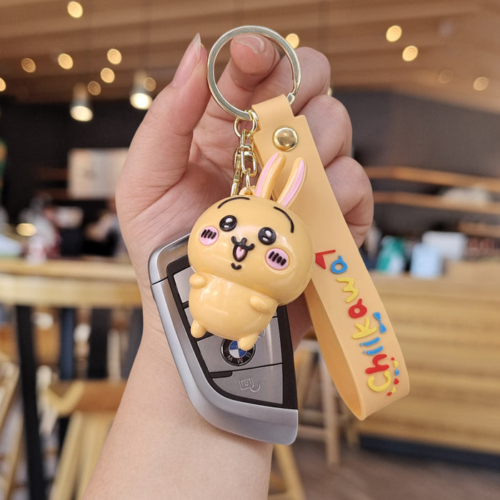 Wholesale Cartoon Silicone Doll Keychain JDC-KC-ZhuoRan017