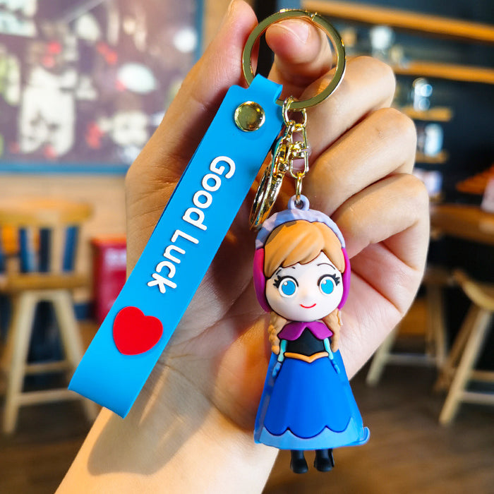 Wholesale Cartoon Doll Silicone Keychain JDC-KC-Tingm126