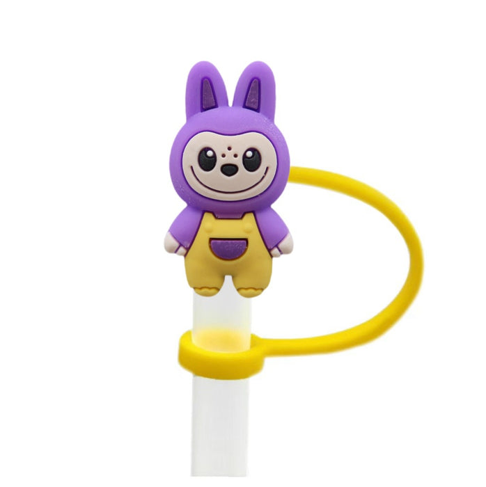 Wholesale 10pcs Creative cartoon straw cover