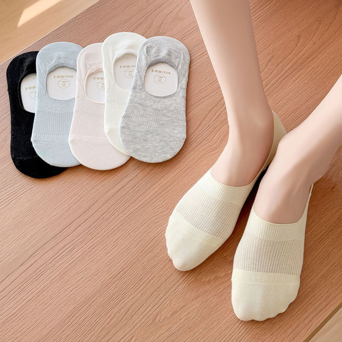 Wholesale Thin socks, boat socks, versatile, anti slip, shallow mouth, invisible socks, cotton
