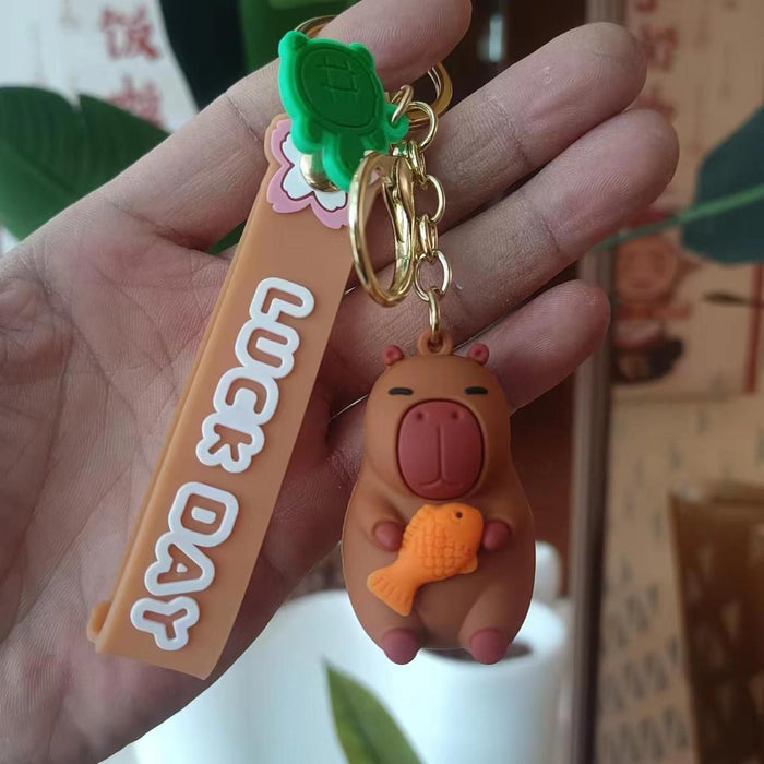 Wholesale PVC Cartoon Doll Keychain JDC-KC-KuangK016