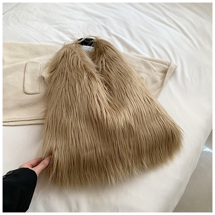 Wholesale Autumn and Winter Plush Bags JDC-SD-YiCai005