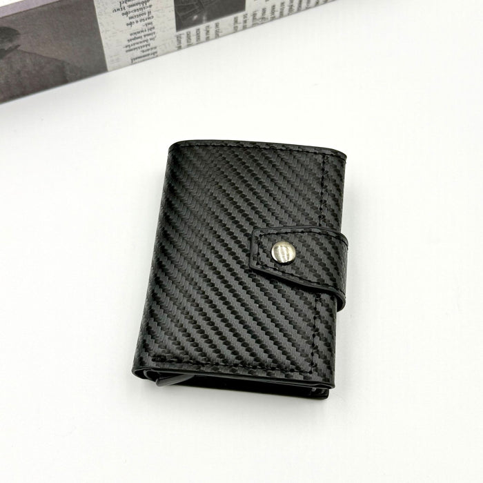 Wholesale Stylish Men' s Anti-Skimming Multifunctional Wallet with PU Leather Card Holder MOQ≥2