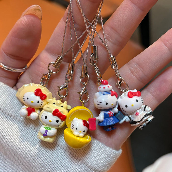 Wholesale Bouncing Horse Cat Keychain Charm