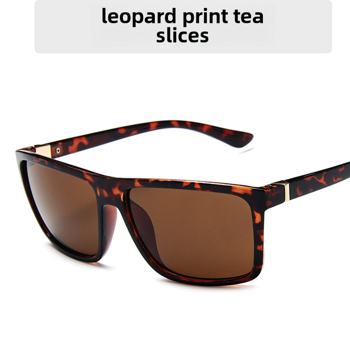 Wholesale Men's retro sunglasses with trendy large frame