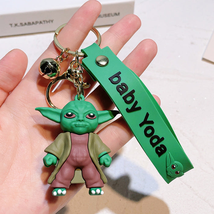 Wholesale Cartoon Silicone Doll Keychain JDC-KC-QiChao016